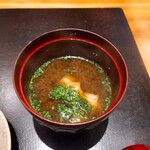 炭火割烹 白坂 - ⚫「赤だし」