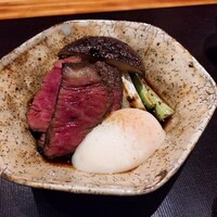 炭火割烹 白坂 - ⚫「和牛イチボ　すき焼き風」