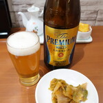 梅蘭 - 瓶ビール（サントリ・ザ・プレミアム・モルツ）