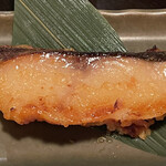 笑酒 - 甘い味わいが欲しくなって銀鱈の西京焼をチョイス