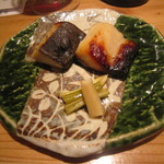 蕎麦 案山子 - 「寒鰆西京焼き」