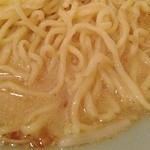 サッポロラーメン羆由良店 - 麺　味噌チャーシュー1枚　2012年12月