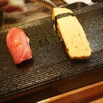 すし割烹 小笠原 - 玉子とトロ