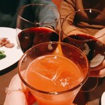 トラットリア フェルマータ - 赤ワイン　スプモーニ