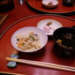 那須温泉　山楽 - 食事（那須どり五目ごはん）