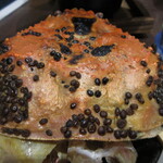 旬魚 たつみ - いっぱいのカニビルの卵は美味しさの証