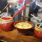 博多一丁 - 卓上調味料　(この他にゴマ、ラーたれ)