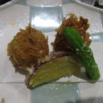 旬魚 たつみ - 松葉がに入り一口フライ