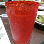 旬魚 たつみ - 梅酒ソーダ割 500円　(2021.12)