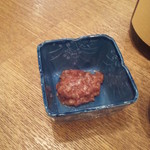 うどん 慎 - 鯛のわた塩辛