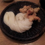 かしわ店ざるうどん2