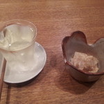 うどん 慎 - 蛸の粕漬けと寿㐂心（すきごころ）