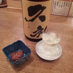 うどん 慎 - 鯛のわた塩辛と久礼