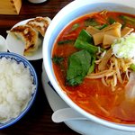 函館ラーメン藍 - 辛味噌ラーメンランチは７８０円