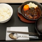 Matsuya - ビーフシチューハンバーグ　ライスセット（ご飯ミニ）