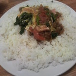 ポパイベーコンカレーとご飯