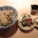 麻布 かどわき - トリュフ御飯と香の物