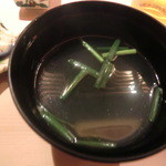 麻布 かどわき - しじみのお吸い物