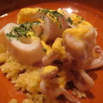 コントワール ミサゴ - アミューズ：子ヤリイカのクスクス1