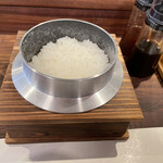 とんかつ 蒼樹 - 炊き立てごはん