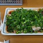 やきとり鳥かつ - 名物たたき。美味しい、以外言葉がない。