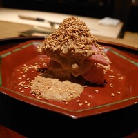 室町 和久傳 - 胡麻の量がすごいです。
