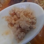 濃厚鶏白湯タンメン まつ井 - 粗挽きそぼろ