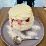 サカノウエカフェ - クリスマスイチゴ　1,700円　バーナー前