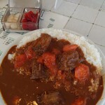 オリーブ - 料理写真:カレーライス(ビーフ・とまと)中盛り