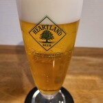 ダイニング WAZN - 一杯目は定番のハートランド。