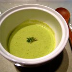 Restaurant27 - ('09/06)小さな前菜（ズッキーニの冷製ポタージュ）