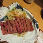 手打ち蕎麦 寺田家 - 牛のタタキ