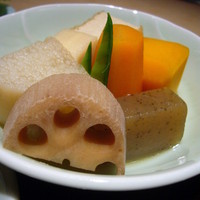 割烹良  - 野菜炊合せ