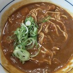 なか卯 - カレーそば、アップ