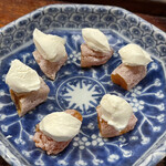 旬菜 おぐら家 - 柿とクリームチーズ