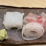 旬菜 おぐら家 - あおりいか・鯛