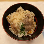 旬菜 おぐら家 - 仙台牛と山椒の炊き込みご飯
