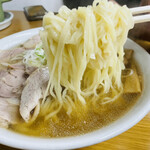 青竹手打ラーメン 日向屋 - チャーシュー麺＋大盛り＋メンマ