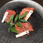 炭火焼肉 寅蔵 - カルビ、ロース、ハラミ