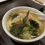 かみやかた - 〆の明太茶漬け！