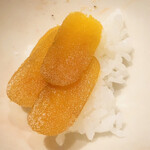 温石 - 五膳目は乾燥前の生の唐墨