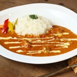 カスミソウ - 料理写真:自家製バターチキンカレー