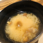 温石 - 天然シメジのお味噌汁