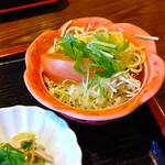 とんかつ　木村家 - サラダ パスタ入り