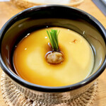 すし処 握り一心 - お通しの茶碗蒸し