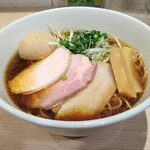 麺屋一燈 - 特製(醤油)芳醇香味そば大盛り