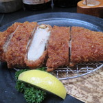 酒菜肉匠 ふるや - 厚切りロースカツ　越後「深雪餅豚」