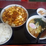 Pekin tei - 麻婆豆腐セット