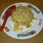 八宝亭 - ヤキメシ小\380也、小でも大きい茶碗にてんこ盛り以上のボリュームですわ