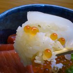 鮨 来多老 - 烏賊と、イクラ。